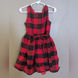 Girls flannel dress